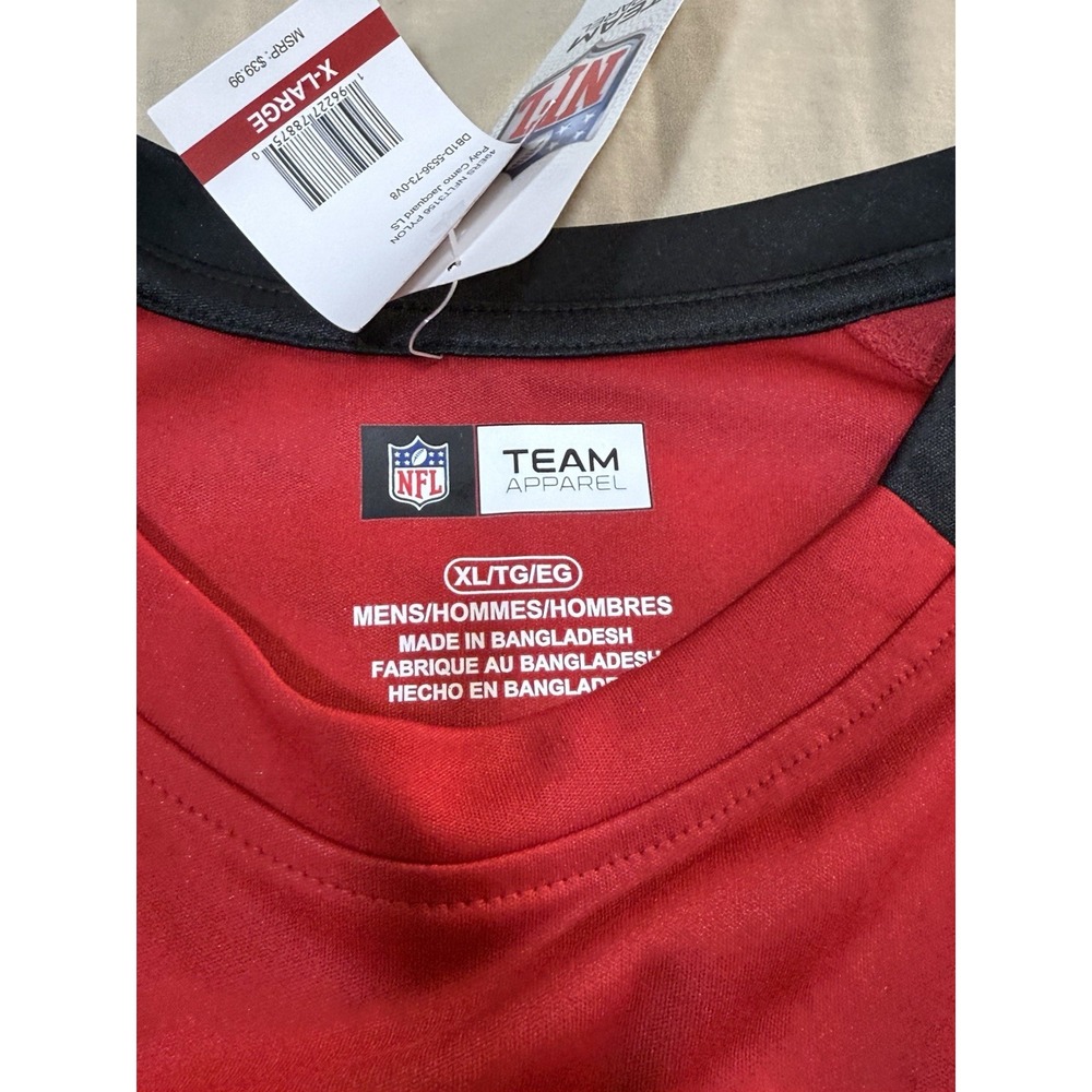 NFL Team Apparel Men's San Francisco 49ers Dri-Fit Long Sleeve Shirt, Size XL - Picture 7 of 16